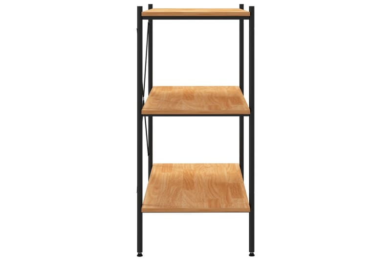 Hyllenhet med 3 hyllplan svart och ek 80x40x92 cm - Svart - Förvaring - Hyllor - Förvaringshylla - Lagerhylla
