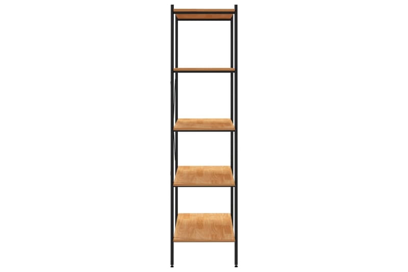 Hyllenhet med 5 hyllplan svart och ek 80x40x163 cm - Svart - Förvaring - Hyllor - Förvaringshylla - Lagerhylla