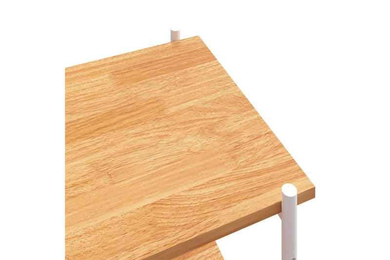 Hyllenhet med 5 hyllplan vit och ek 80x40x163 cm - Vit - Förvaring - Hyllor - Förvaringshylla - Lagerhylla
