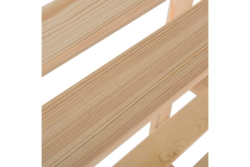 Lagerhylla 3 hyllplan 60x28,5x90 cm massiv furu - Brun - Förvaring - Hyllor - Förvaringshylla - Lagerhylla