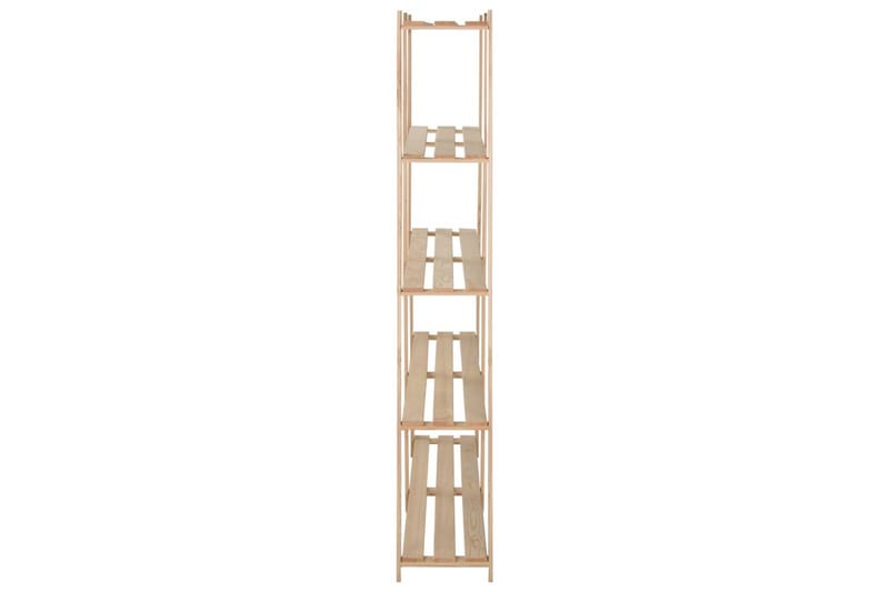 Lagerhylla 5 hyllplan 170x28,5x170 cm massivt granträ - Brun - Förvaring - Hyllor - Förvaringshylla - Lagerhylla