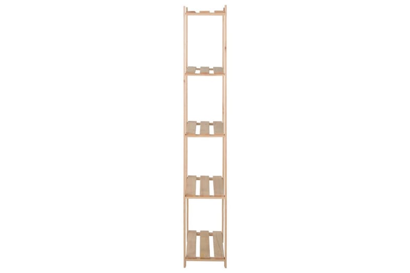 Lagerhylla 5 hyllplan 80x28,5x170 cm massiv furu - Brun - Förvaring - Hyllor - Förvaringshylla - Lagerhylla