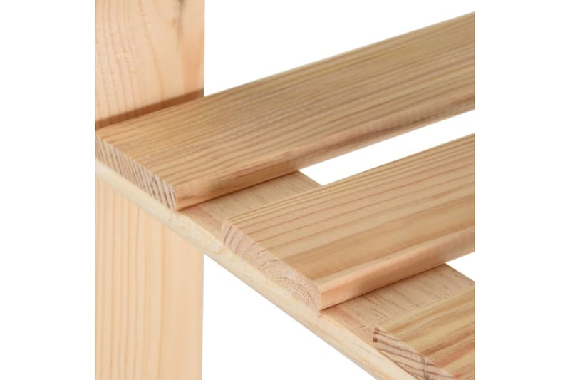 Lagerhylla 5 hyllplan 80x28,5x170 cm massiv furu - Brun - Förvaring - Hyllor - Förvaringshylla - Lagerhylla