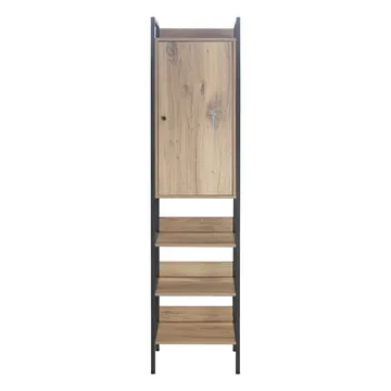 Vinställ Bjeldor Rustic melamin 44x40x180 cm - brun - Förvaring - Hyllor - Förvaringshylla - Vinställ & vinhylla