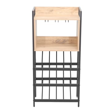 Vinställ Bjeldor Rustic melamin 51x30x108 cm - rustik - Förvaring - Hyllor - Förvaringshylla - Vinställ & vinhylla