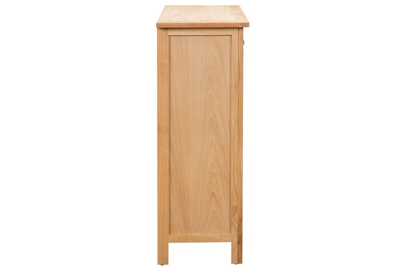 Vinskåp 72x32x90 cm massiv ek - Brun - Förvaring - Hyllor - Förvaringshylla - Vinställ & vinhylla