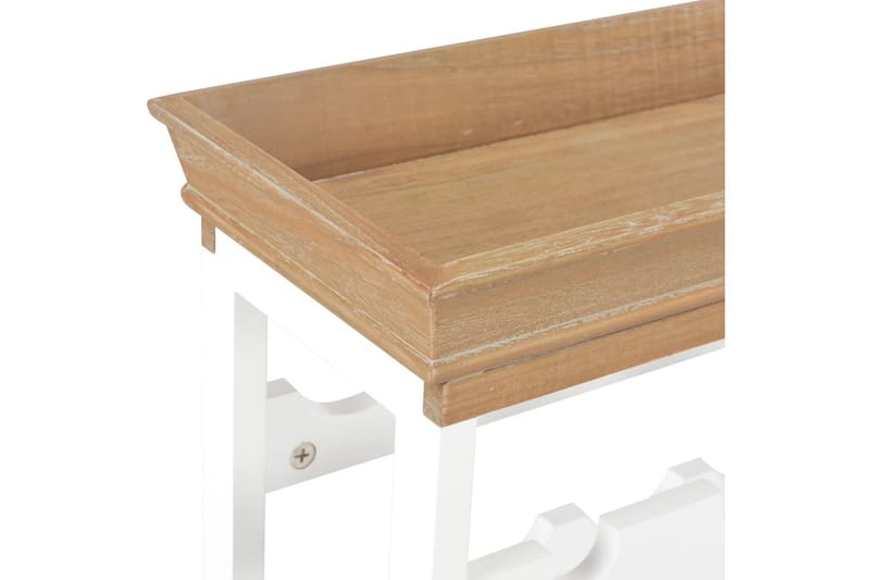 Vinskåp vit 70x22,5x70,5 cm MDF - Vit - Förvaring - Hyllor - Förvaringshylla - Vinställ & vinhylla