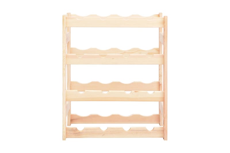 Vinställ för 16 flaskor furu - Beige - Förvaring - Hyllor - Förvaringshylla - Vinställ & vinhylla