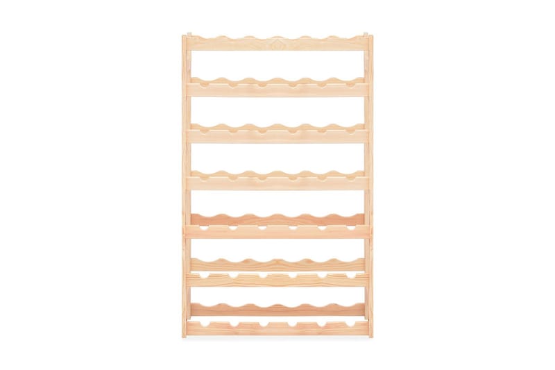 Vinställ för 42 flaskor furu - Beige - Förvaring - Hyllor - Förvaringshylla - Vinställ & vinhylla