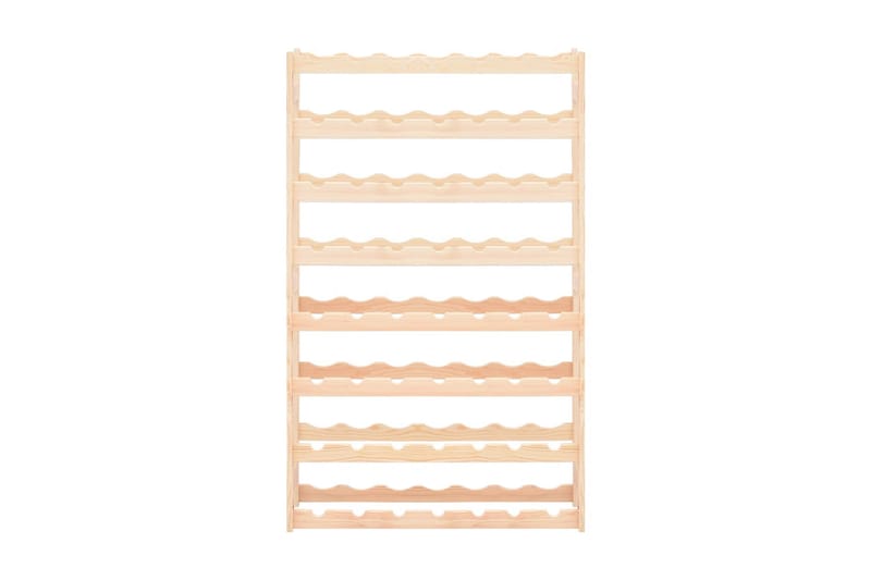 Vinställ för 56 flaskor furu - Beige - Förvaring - Hyllor - Förvaringshylla - Vinställ & vinhylla