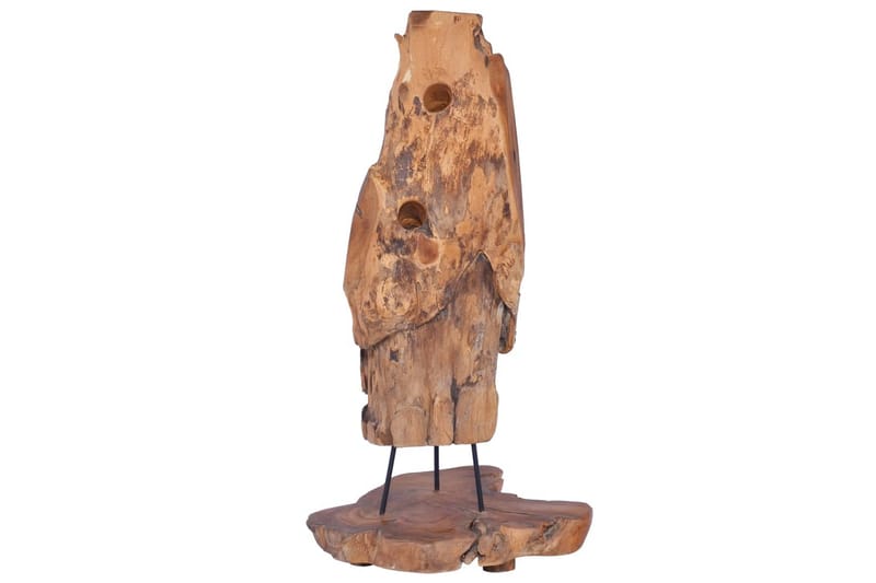 Vinställ för 8 flaskor 40x30x80 cm massiv teak - Brun - Förvaring - Hyllor - Förvaringshylla - Vinställ & vinhylla