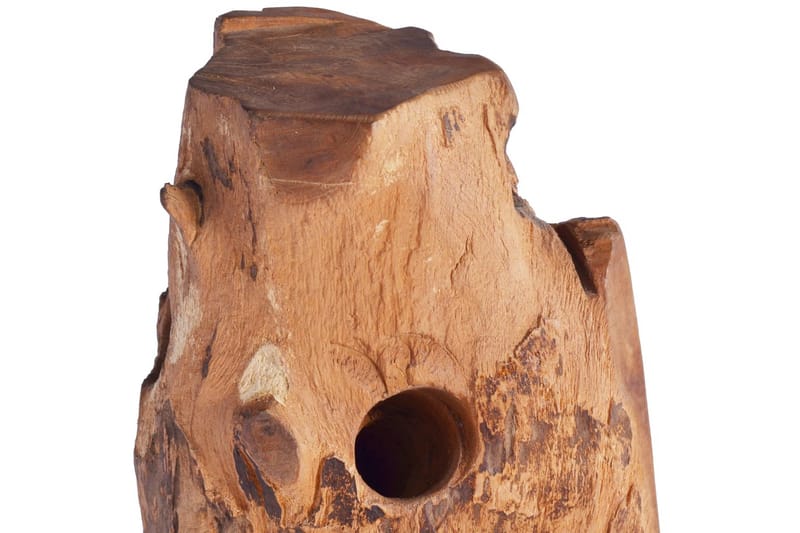 Vinställ för 8 flaskor 40x30x80 cm massiv teak - Brun - Förvaring - Hyllor - Förvaringshylla - Vinställ & vinhylla