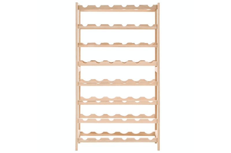 Vinställ i cederträ 57,5x28x102 cm - Brun - Förvaring - Hyllor - Förvaringshylla - Vinställ & vinhylla