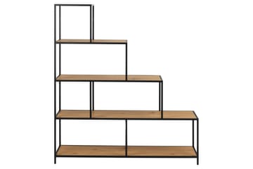 Hartsoe Bokhylla 135 cm i Metall med Träskiva - Brun - Förvaring - Hyllor - Bokhylla