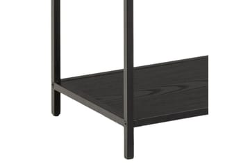 Hartsoe Bokhylla 135 cm i Metall med Träskiva - Svart - Förvaring - Hyllor - Bokhylla