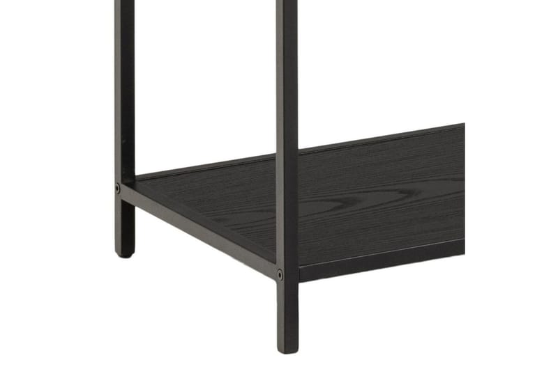 Hartsoe Bokhylla 135 cm i Metall med Träskiva - Svart - Förvaring - Hyllor - Bokhylla