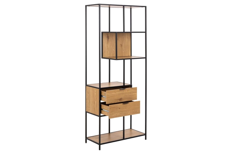 Hartsoe Bokhylla 77 cm i Ek - Brun - Förvaring - Hyllor - Bokhylla