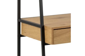 Hartsoe Bokhylla 77 cm i Metall med Träskiva - Svart|Beige - Förvaring - Hyllor - Bokhylla