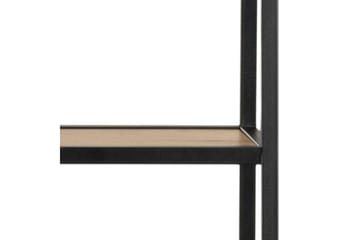 Hartsoe Bokhylla 77 cm i Metall med Träskiva - Svart|Beige - Förvaring - Hyllor - Bokhylla