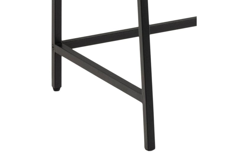 Hartsoe Bokhylla 77 cm i Metall med Träskiva - Svart|Beige - Förvaring - Hyllor - Bokhylla