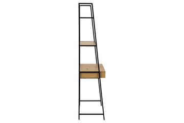 Hartsoe Bokhylla 77 cm i Metall med Träskiva - Svart|Beige - Förvaring - Hyllor - Bokhylla