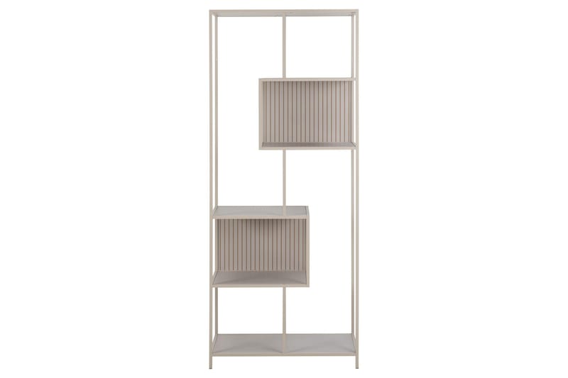 Hartsoe Bokhylla 77 cm i Metall - Sandbeige - Förvaring - Hyllor - Bokhylla
