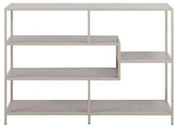 Hasslevik Bokhylla 114 cm - Grå - Förvaring - Hyllor - Bokhylla
