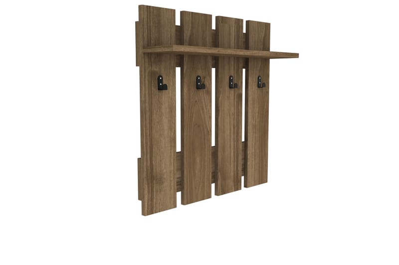 Casaluce Hatthylla 70x18 cm - Mörkbrun - Förvaring - Hyllor - Hatthylla