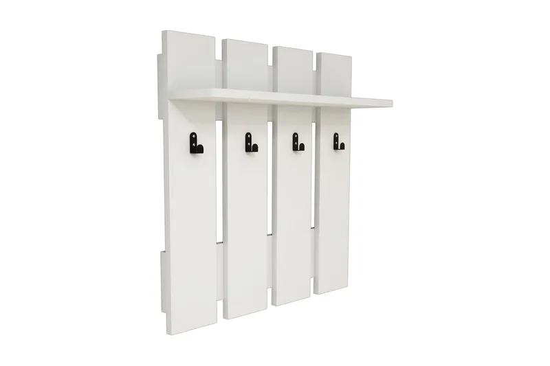 Casaluce Hatthylla 70x18 cm - Vit - Förvaring - Hyllor - Hatthylla