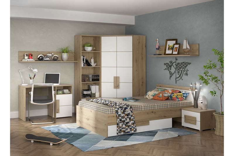 DRYSLWYN Klädhängare 140 cm Brun - Förvaring - Hyllor - Hatthylla
