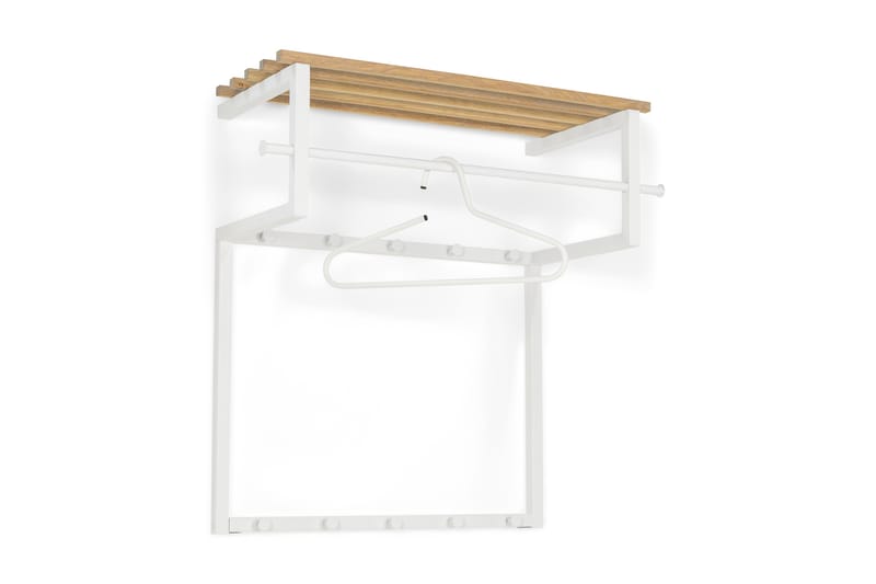 INGOLO Hatthylla 76 cm Vit/Ek - Hatthylla
