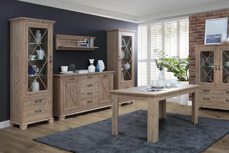 Kerrow Klädhängare 123 cm - Brun - Förvaring - Köksförvaring - Kökshylla