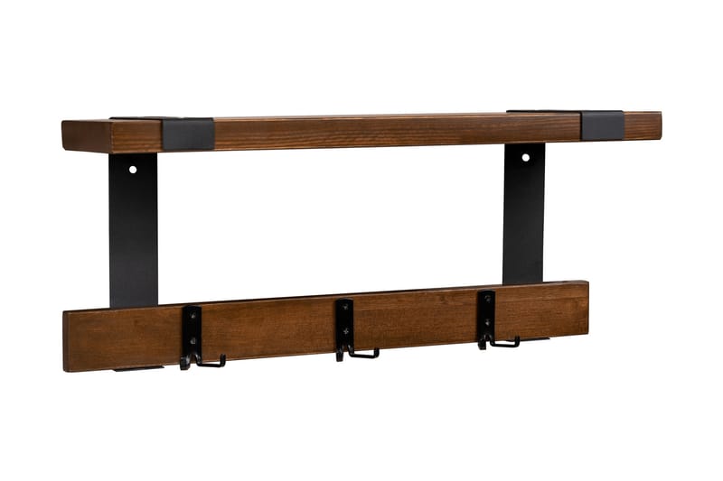 MENGEY Hatthylla 60x15 cm Mörkbrun - Hatthylla