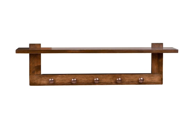 MENGEY Hatthylla 80x17 cm Mörkbrun - Hatthylla