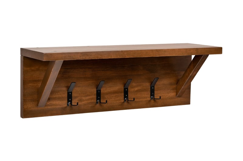 MENGEY Hatthylla 80x25 cm Mörkbrun - Hatthylla