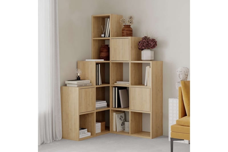 Hideo Bokhylla 150,8 cm - Brun/Ek - Förvaring - Hyllor - Bokhylla