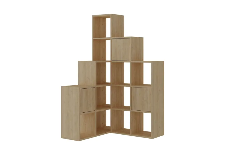 Hideo Bokhylla 150,8 cm, Brun/Ek