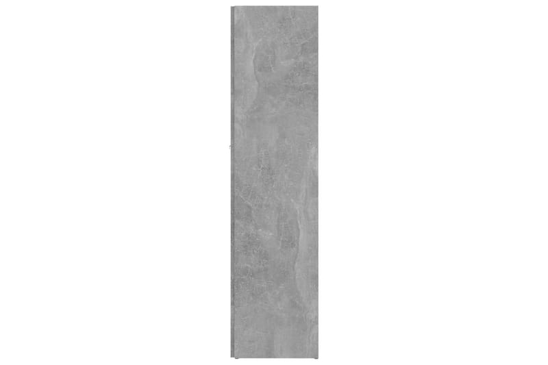 Hörnhylla betonggrå 33x33x132 cm spånskiva - Grå - Förvaring - Hyllor - Hörnhylla