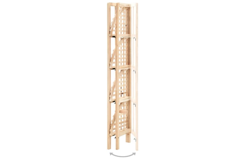 Hörnhylla cedarträ 27x27x110 cm - Beige - Förvaring - Hyllor - Hörnhylla