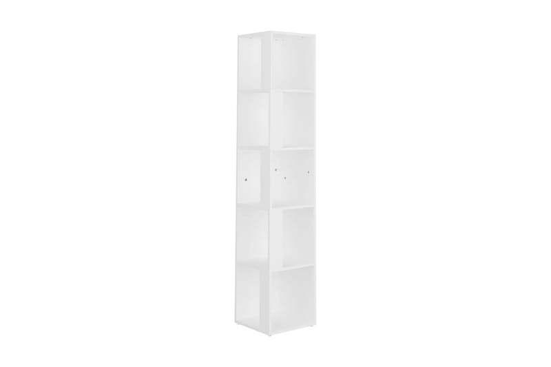 Hörnhylla vit 33x33x164,5 cm spånskiva - Vit - Förvaring - Hyllor - Hörnhylla