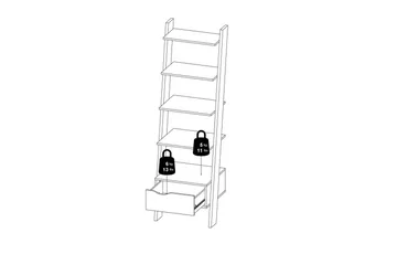 Hostafranc Bokhylla 180 cm - Natur - Förvaring - Hyllor - Bokhylla
