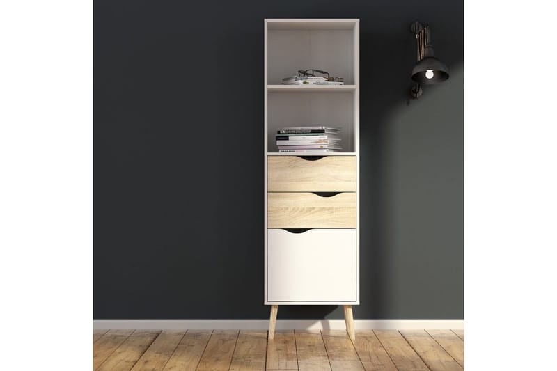 Hostafranc Bokhylla 50,2 cm - Vit - Förvaring - Hyllor - Bokhylla