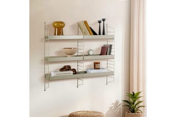 Hyllor Homitis Pira Hylla 98 cm Taupe - Förvaring - Hyllor - Hyllsystem