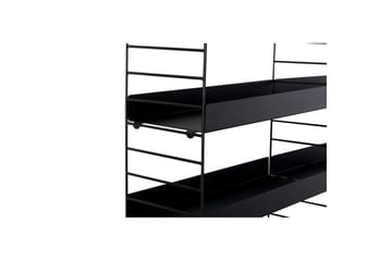 Hyllor Homitis Pira Hylla 98 cm Svart - Förvaring - Hyllor - Hyllsystem