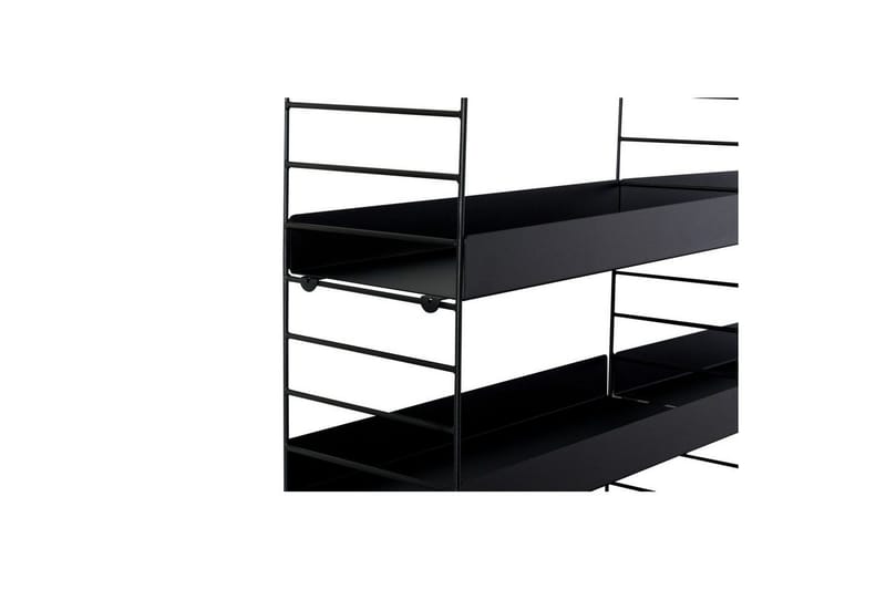 Hyllor Homitis Pira Hylla 98 cm Svart - Förvaring - Hyllor - Hyllsystem