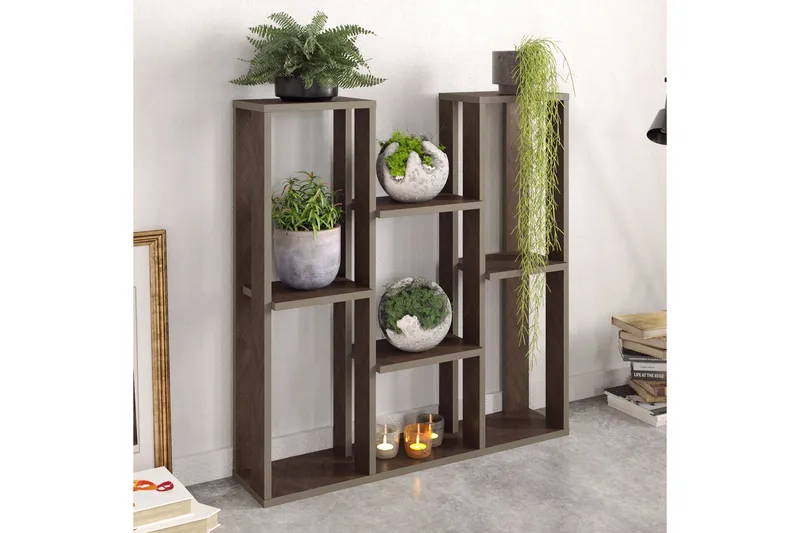 Chloemae Växtbord 90 cm - Valnöt - Förvaring - Hyllor - Hyllplan & hyllkonsoler