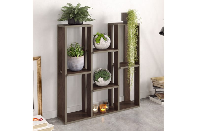 MERLEY Växtbord 90 cm Valnöt - Förvaring - Hyllor - Hyllplan & hyllkonsoler