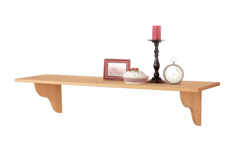 Ayala Hylla 120 cm - Ljusbrun - Förvaring - Köksförvaring - Kökshylla