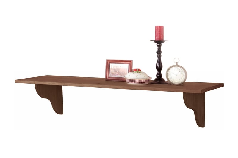 Ayala Hylla 120 cm, Mörkbrun