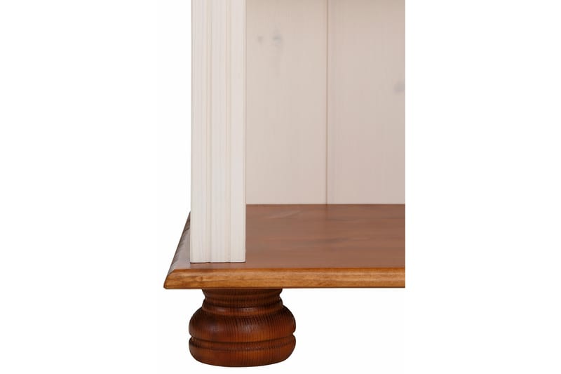 DENIECE Bokhylla 70x181 Vit/Brun - Förvaring - Hyllor - Hyllsystem